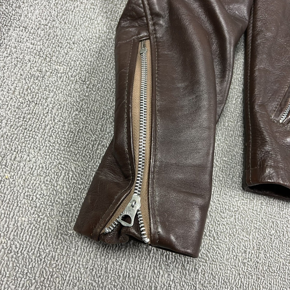 Vintage 60s Lesco Leathers Cafe Racer Jacket Brown Leather Vintage 60s Lesco Leathers Cafe Racer Jacket Brown Leather
