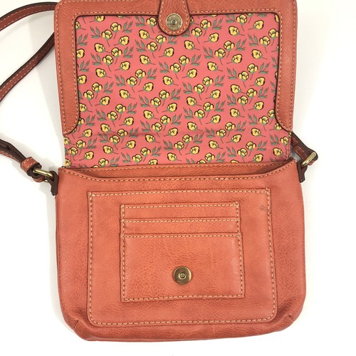 Nine West Vintage America Crossbody Shoulder Bag Handbag Purse, Orange Brown - Picture 3 of 12