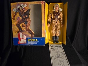 BIG JIM Kobra - Poupée Articulée Vintage Des Années 80, Collection
