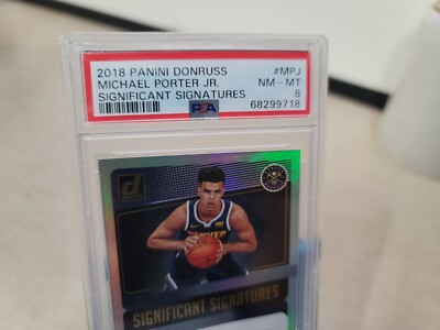 PSAサインルーキーMICHAEL PORTER JR RC HOLO AUTO