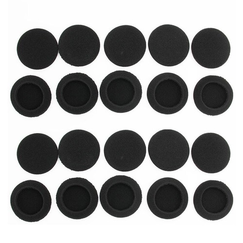 35/40/45/50/55/60/65MM Headphone Ear Foam Pad Cover Replacement - 10 Pairs Black - Picture 11 of 13