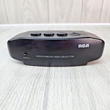 RCA Thomson Multimedia VH911 Audio Video S-Video Selector 4 Channel Switch