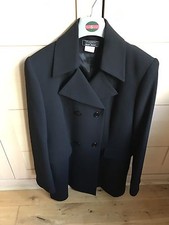 Naf Naf Double Breasted Women's Black Jacket