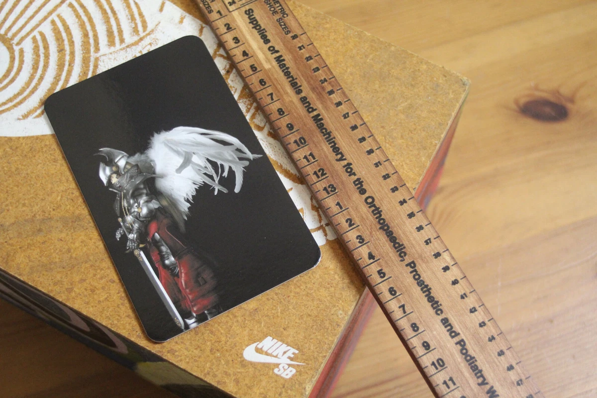 NIKE White Dunk Exhibition Supreme Postcard Sticker Promo