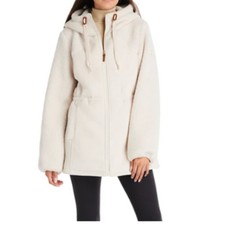 Koolaburra By Ugg Hooded Sherpa & Fleece Jacket-birch-xl-new With Tags