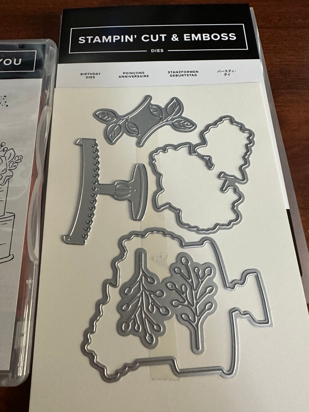 Stampin Up Cling Stamp Set Happy Birthday To You & Birthday Dies eBay