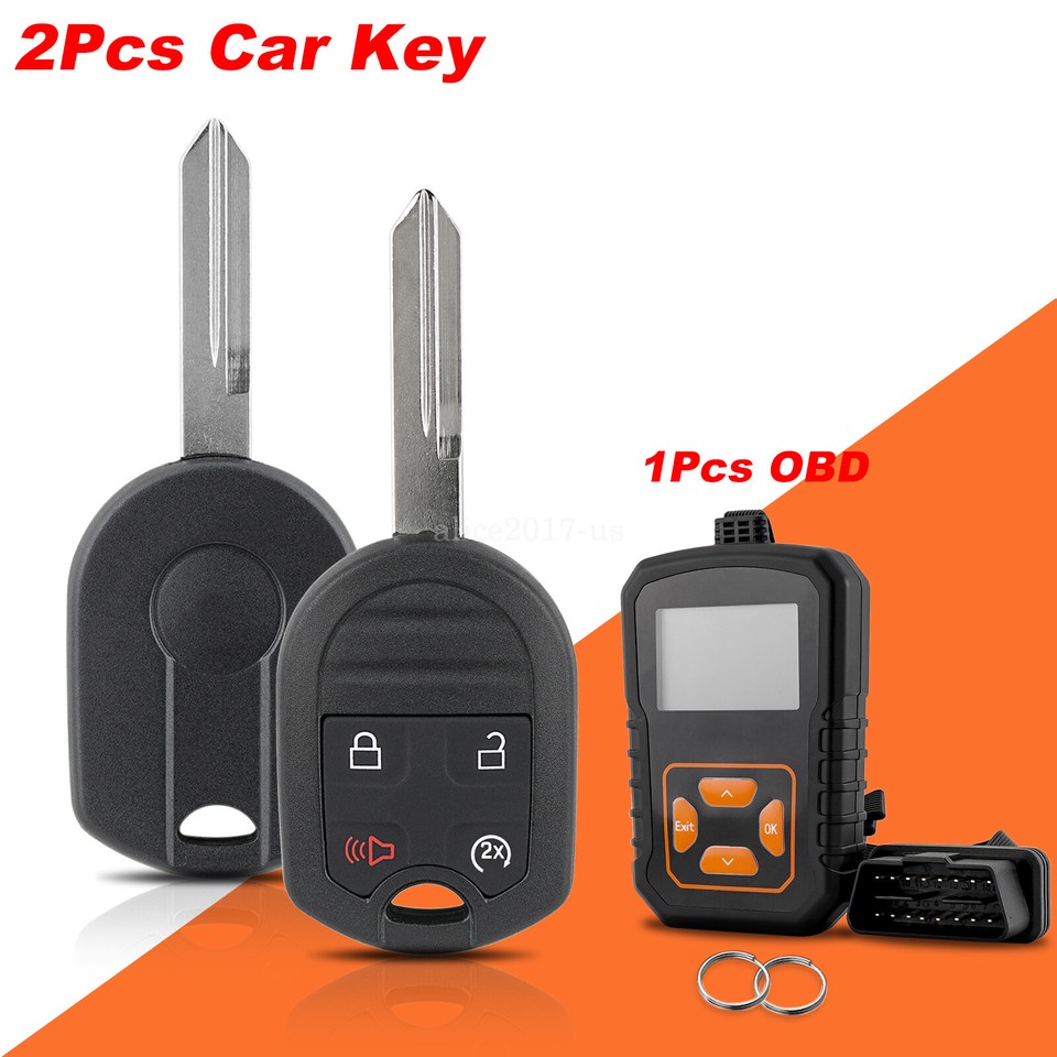 2 For 2011 2012 2013 2014 2015 2016 Ford F250 F350 Remote Key Fob + OBD ...
