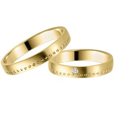 Wedding Rings Rauschmayer 04816 in 585/- Yellow Gold