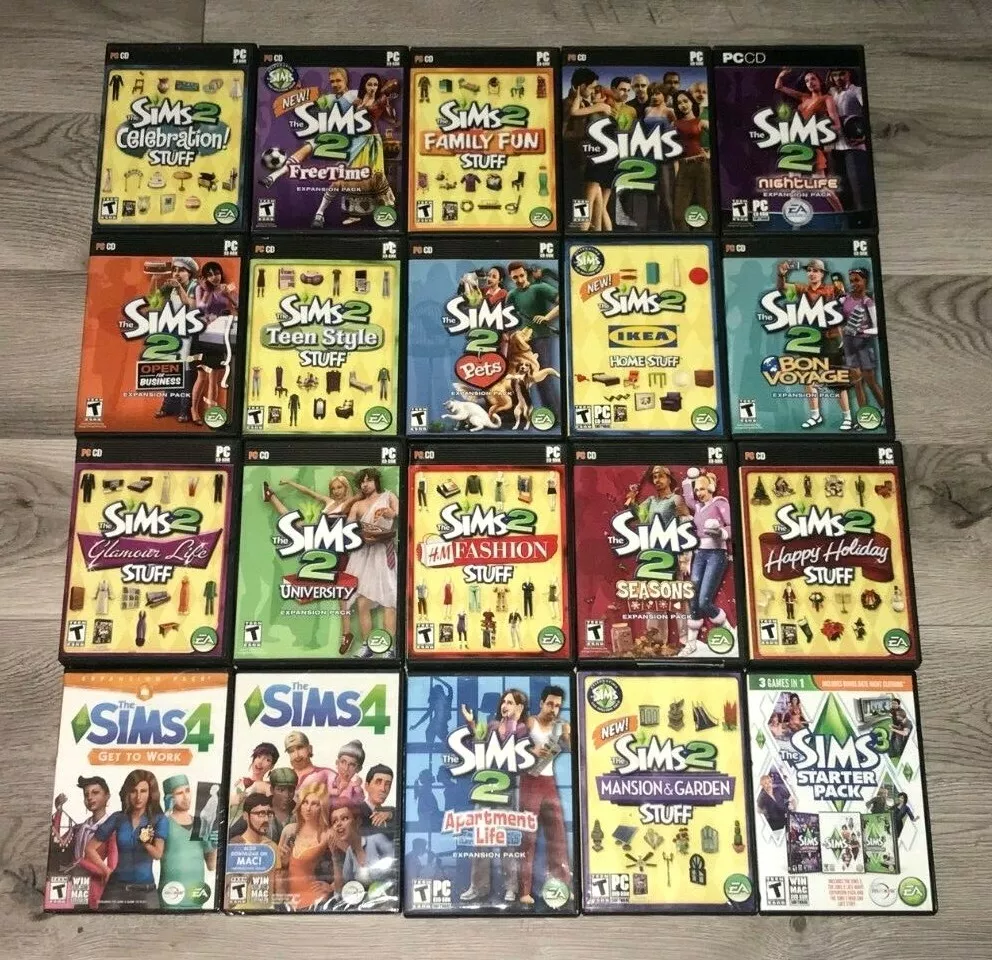 The Sims 2 Games Lot | Discs Only | Mac | Pick and Choose | Free Shipping