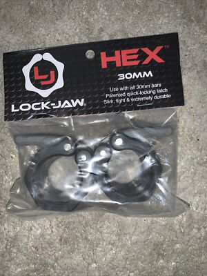 Pair (2) Lock-Jaw 50479 HEX 30mm Weightlifting Barbell Collar (lot Of 20)