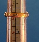 Rhinestone Ring ,Gold Tone, IM Sz 8  — photo 5