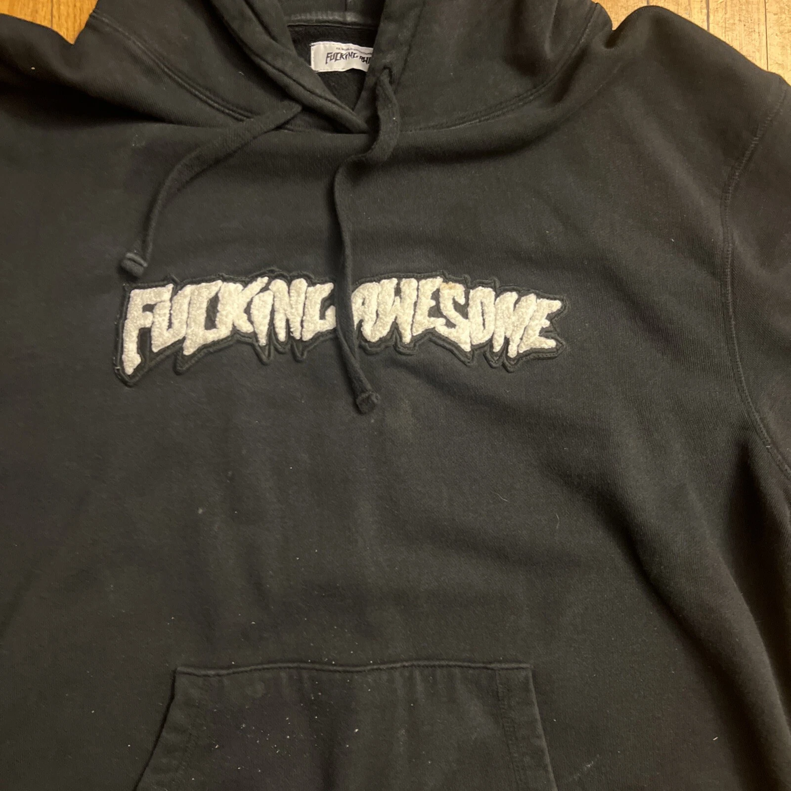 Felpa con cappuccio F*cking fantastica logo ciniglia Supreme