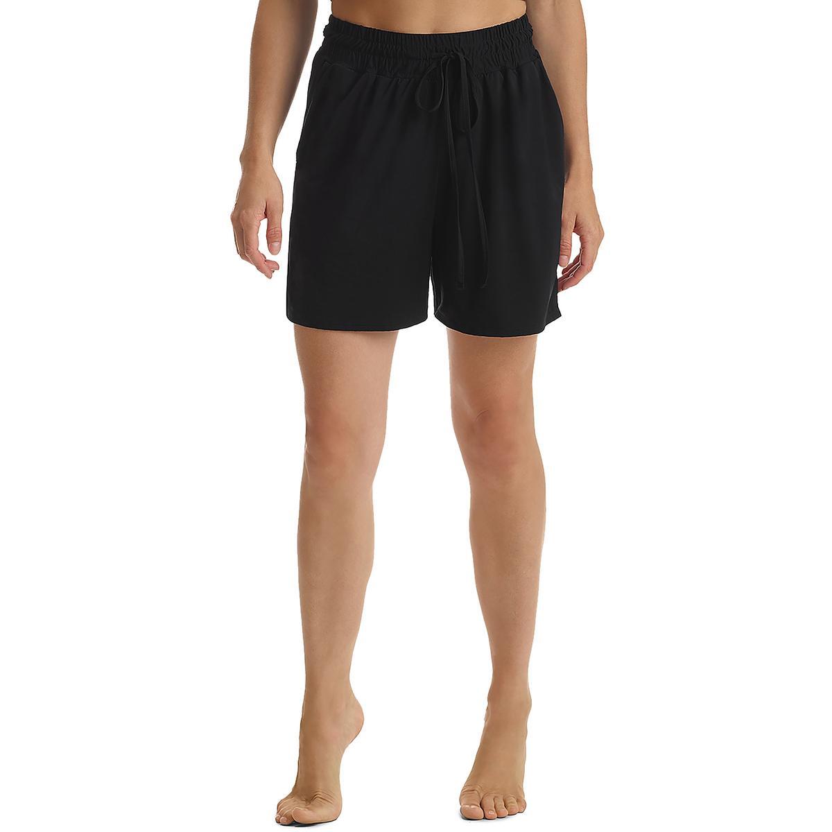 Женские повседневные шорты Commando из черного однотонного модала, повседневная одежда для отдыха, XS BHFO 4764