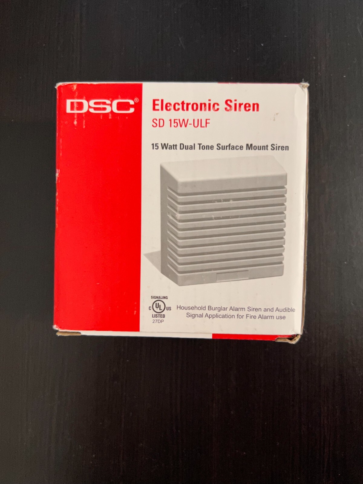 Sirena Electrónica DSC SD15W – Alarma De Doble Tono, 15 Vatios, Para Sistema De Seguridad