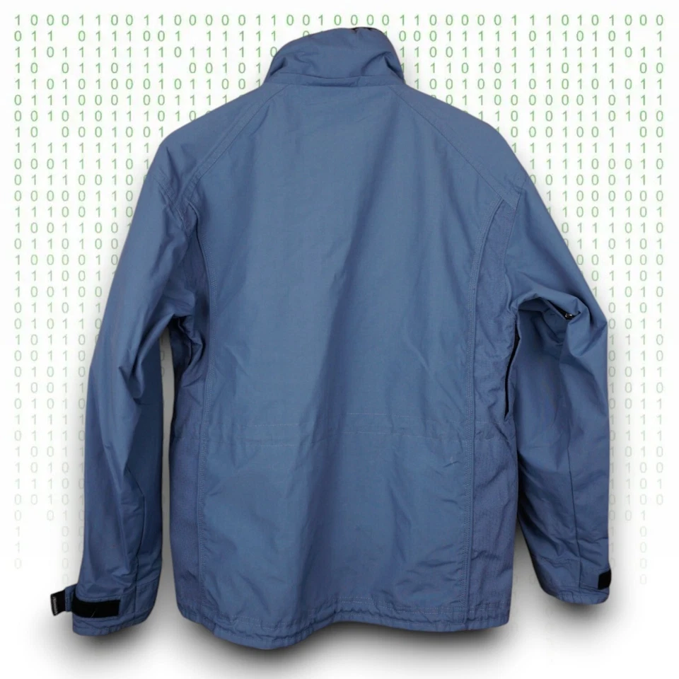 Vintage Oakley Software Azul Esquí Chaqueta Impermeable Gorpcore Hombre Talla M - Imagen 2 de 4