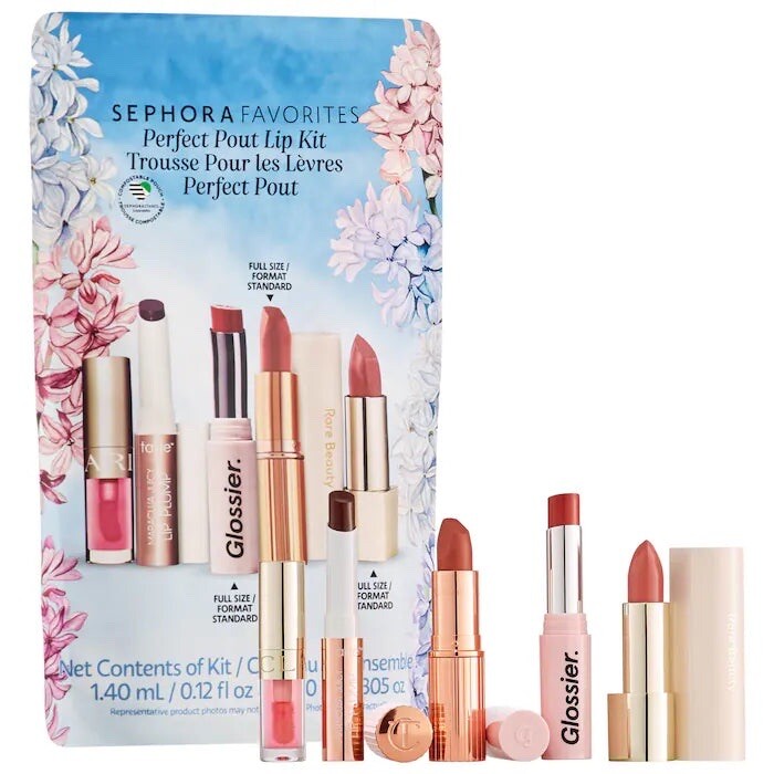 NEW Sephora Favorites Perfect Pout Lip Kit 5PC Holiday Gift Set