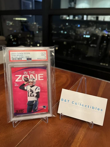 2020 Panini Score In The Zone RED FOIL #IZTB Tom Brady Patriots PSA 9 POP 1 🔥🔥