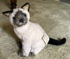 Russ Yomiko Classics Siamese Kitty Cat Blue Eyes Cream Plush Stuffed Animal 10in