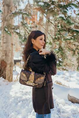 Louis Vuitton Monogramissime Alligator & Python Shoulder Bag | eBay