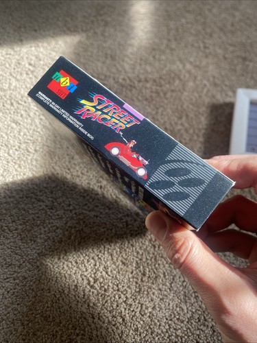 Póster manual Street Racer Super Nintendo SNES 100 % CIB caja completa regular excelente estado - Imagen 17 de 21