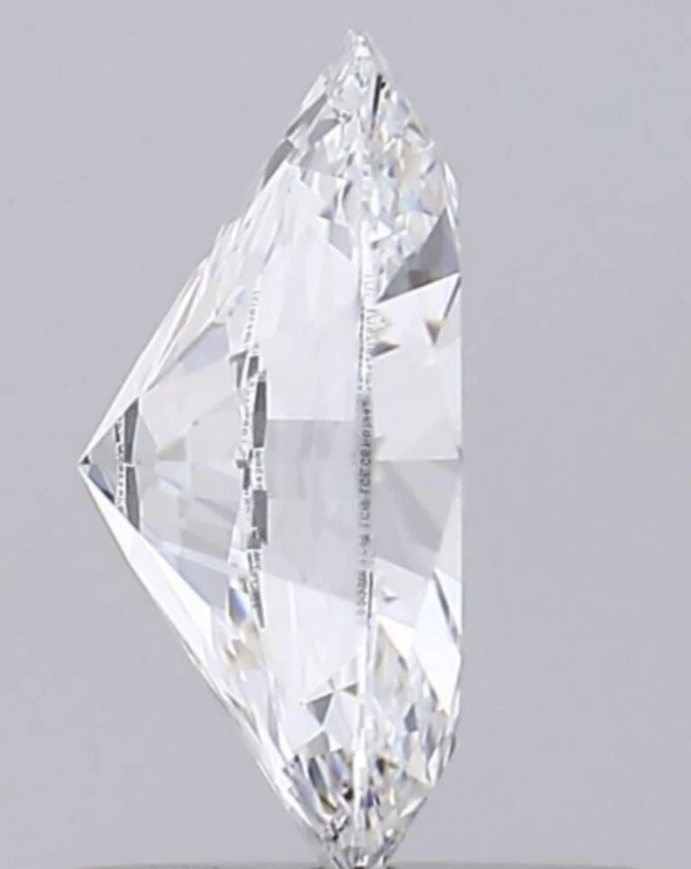 1.00 Ct OVAL Cut H Color VVS2 Clarity IGI Certified Lab Grown CVD Diamond - Image 4 of 4
