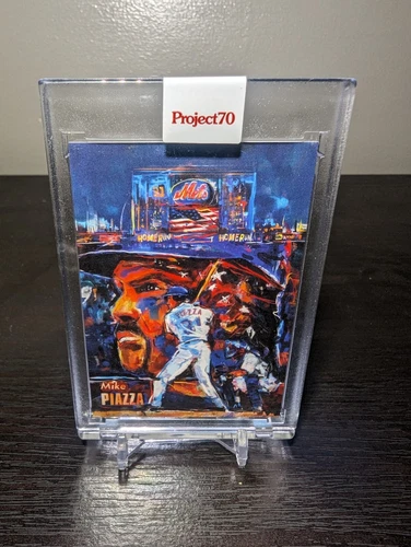 Topps Project 70 2021 New York Mets Mike Piazza Card 535 by Andrew Thiele 