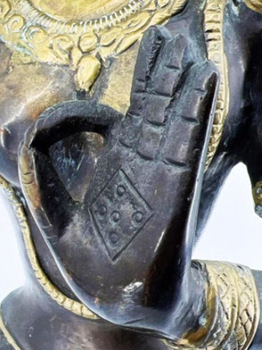 Maya Devi Sculpture | 27" H | Antique - Picture 4 of 9