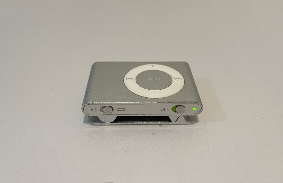 Apple iPod shuffle 2nd Generation Silver (1 GB) Works Great