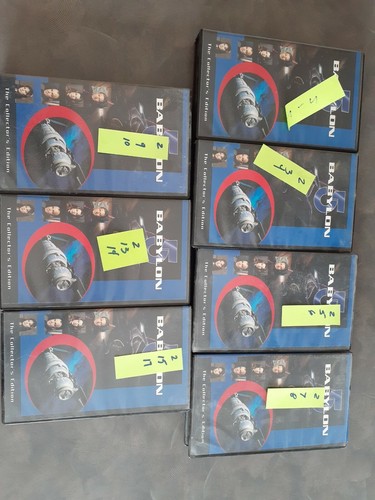 Babylon 5 VHS 7 tapes with 14 episodes of Season 2 - Picture 2 of 3