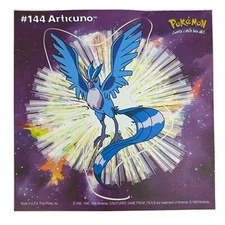 Pokemon Collect 'em Stick-Ups Articuno #144 Large 4” Sticker Priss Prints