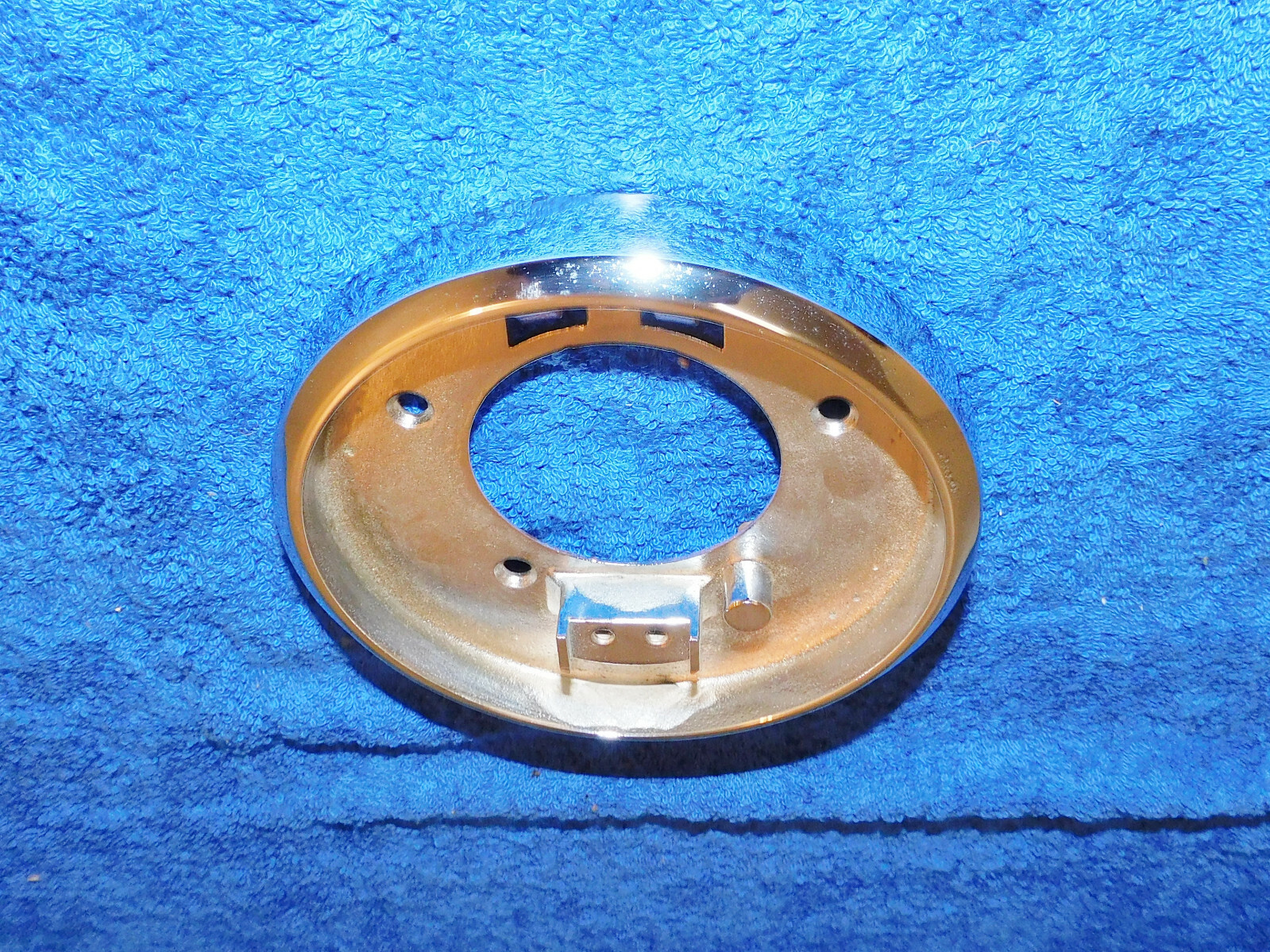 1970 Mustang Fastback Mach 1 Boss Convert ORIG FLIP POP OPEN DECOR GAS CAP BASE