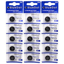 15 CR1620 CR 1620 DL1620 BR1620 3 Volt Button Cell Lithium Battery USA US Ship