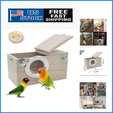 Elegant Bird House with Secure Design – Perfect for Lovebirds and Cockatoos