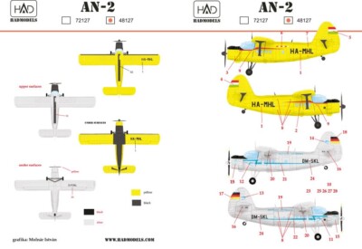 Had Models 1/48 AN-26 decal sheet 48127