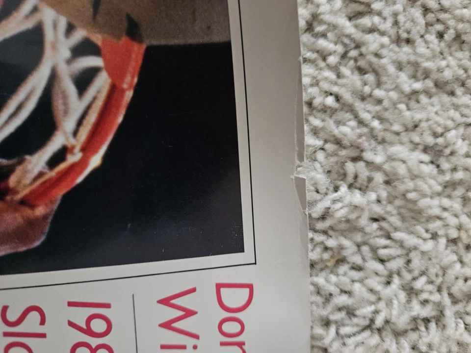 RARE 1985 Slam Dunk Champion Dominique Wilkins Brooks Shoes Promo Poster 15x28 - Image 2 of 2