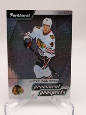 💥 2020-21 UD Parkhurst LUCAS CARLSSON #PP14 Prominent Prospects RC; Blackhawks