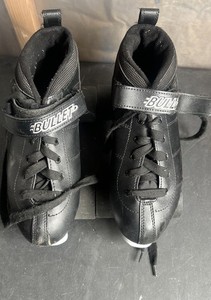 Chicago Bullet Mens Classic Quad Roller Speed Skates Black Size 8