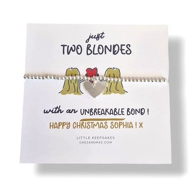 Just a two Blondes with an Unbreakable Bond I lustiges Weihnachtsgeschenk beste Freundin