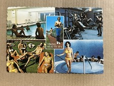 Postcard Forest Hills NY New York Viking Health Spa Club Pool Bikini Swimsuits