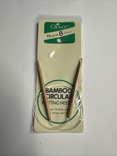 Clover Takumi Bamboo Circular Knitting Needles 16"-Size 8/5mm