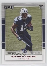 2017 Panini Playoff Rookies Red Zone Taywan Taylor #238 o6n