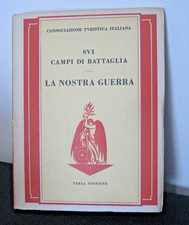 Libro SUI CAMPI DI BATTAGLIA - LA NOSTRA GUERRA - C.T.I. 1939-XVII