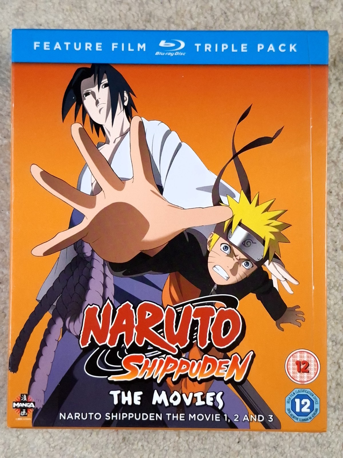 Naruto Shippuden Movie Trilogy 1-3 (Box Set) (Blu-ray, 2013)