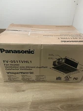 WhisperWarm FV-0511VH1 DC50-80-110 CFM Ceiling Mount Ventilation Fan w Heater