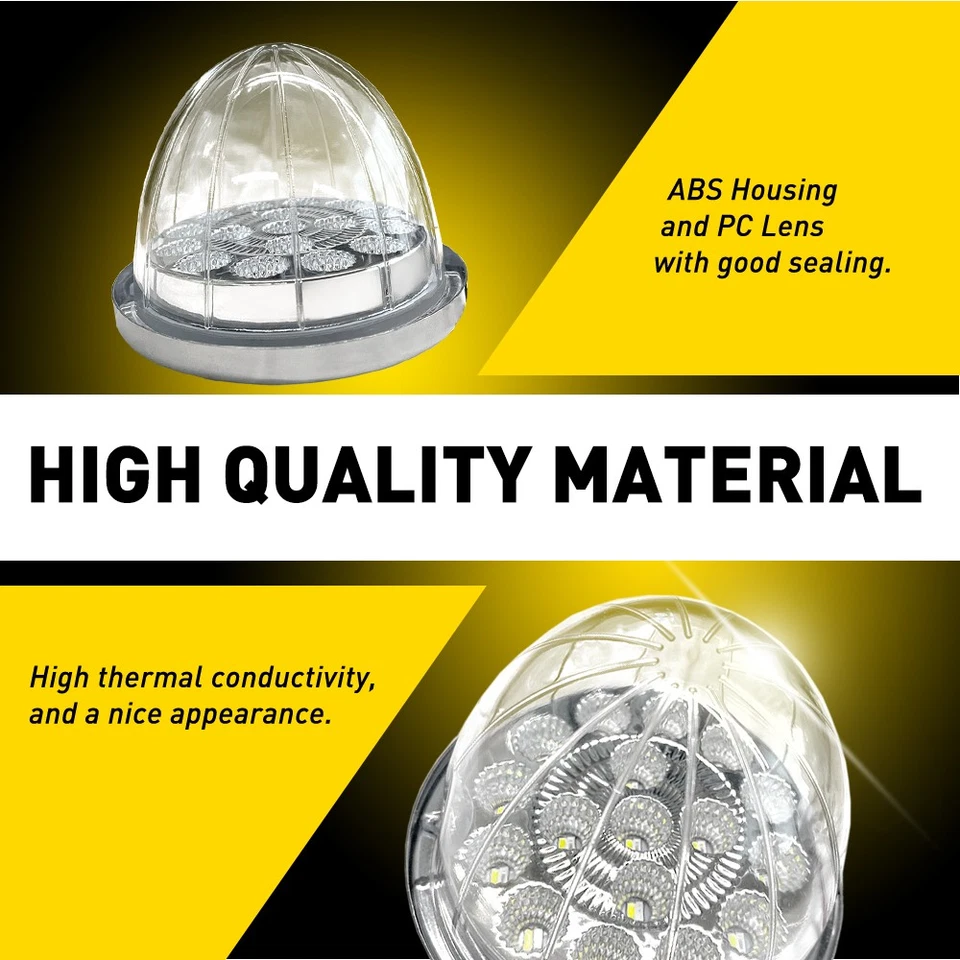 Luzes LED melancia marcador lateral folga freio vermelho branco para Honda ACORD - Imagem 4 de 4