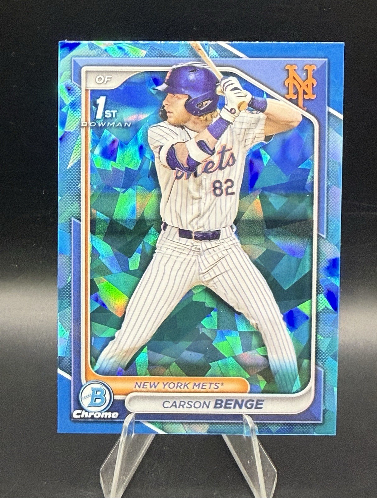 Carson Benge - 2024 Bowman Chrome Sapphire #BDC-28 1st Bowman