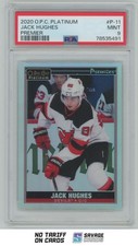2020-21 O-Pee-Chee Platinum Premier Jack Hughes PSA 9 #P-11 New Jersey Devils