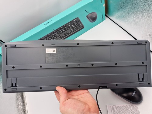 Logitech MK120 Keyboard Mouse Combo USB Wired Plug-and-Play UK Layout - Picture 19 of 22