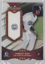 2019 Bowman Chrome 2018 AFL Fall Stars Relics 23/99 Keibert Ruiz #AFLR-KR nd3
