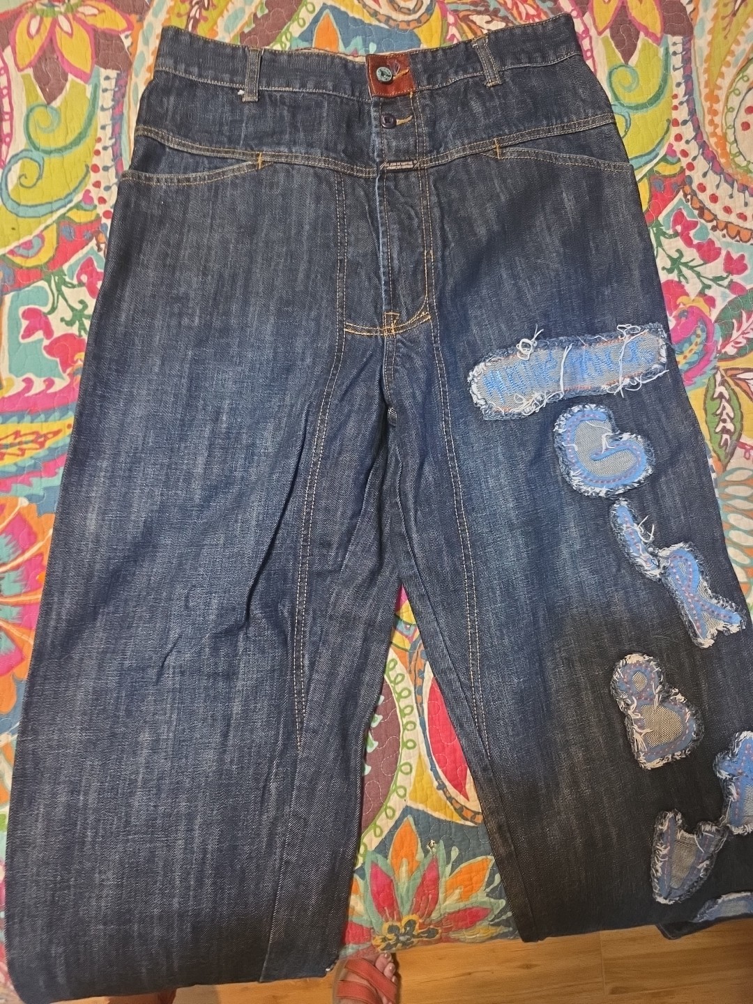 Marithé + François Girbaud Vintage Patchwork Spel… - image 1